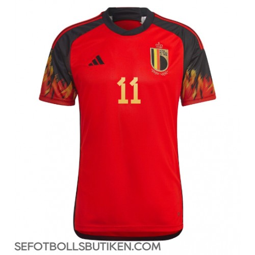 Belgien Yannick Carrasco #11 Replika Hemma matchkläder VM 2022 Korta ärmar